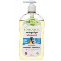 Molecola - Средство для мытья посуды, Калифорнийский Ананас, 500 мл wellroom средство для мытья пола c нейтрализатором запаха цитрус