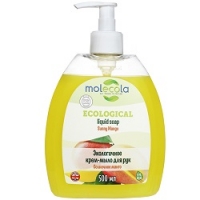 Molecola - Жидкое мыло, Солнечное Манго, 500 мл жидкое мыло для рук exotic lilea для взрослых и детей туалетное косметическое 5 л