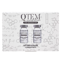 Qtem - Холодный филлер для волос Lifting & Filler, 15 мл х 2 шт полигон multiflorum натуральные волосы шампунь мыло чистый завод шампунь бар улучшение корень волос мыло