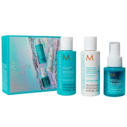 Фото Moroccanoil Color Care - Набор для окрашенных волос Kit Discover (шампунь 70 мл, кондиционер 70 мл, спрей 50 мл)