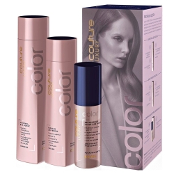 Фото Подарочный набор для окрашенных волос "Роскошь цвета" Color (Шампунь, 300 мл + Бальзам, 250 мл + Двухфазный спрей, 100 мл)
