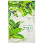Фото Nature Republic Real Nature Mask Sheet Green Tea - Тканевая маска для лица с экстрактом зеленого чая, 23 мл