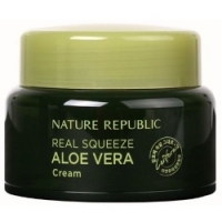 

Nature Republic Real Squeeze Aloe Vera Cream - Крем для лица с экстрактом алоэ, 50 мл