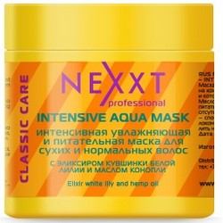 Фото Nexxt Professional Intensive Aqua Mask - Интенсивная увлажняющая и питательная маска для сухих и нормальных волос, 500 мл