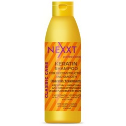 Фото Nexxt Professional Keratin Shampoo - Кератин-шампунь для реконструкции и разглаживания волос, 1000 мл