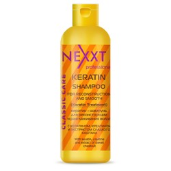 Фото Nexxt Professional Keratin Shampoo - Кератин-шампунь для реконструкции и разглаживания волос, 250 мл