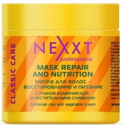 Фото Nexxt Professional Repair and Nutrition Mask - Маска для волос-восстановление и питание, 500 мл