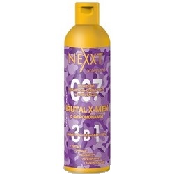 Фото Nexxt Professional Salon Daily Shampoo Brutal X-Men 007 - Мужской шампунь 3 в 1, 250 мл