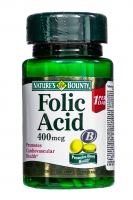 Nature's Bounty - Фолиевая кислота 400 мкг 100 таблеток фолиевая кислота 21st century folic acid 400 mcg 250 таблеток