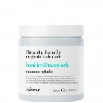 Фото Nook Beauty Family Organic Hair Care Crema Rugiada Basilico & Mandorla - Крем - кондиционер для сухих и тусклых волос, 250 мл