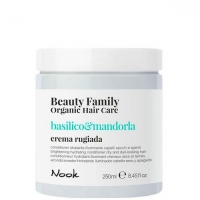Nook Beauty Family Organic Hair Care Crema Rugiada Basilico & Mandorla - Крем - кондиционер для сухих и тусклых волос, 250 мл - фото 1