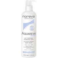 Noreva Aquareva 24H moisturising body cream - Молочко увлажняющее для тела, помпа, 400 мл