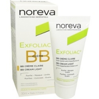 Noreva Exfoliac BB Creme - ВВ крем, светлый тон, 30 мл deliplus крем от мозолей и натоптышей лечебный 50