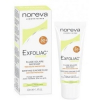 Noreva Exfoliac Matifying suncare fluid -    SPF50, 40 