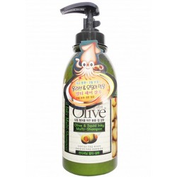 Фото Olive&Squid Inky Multi Shampoo - Шампунь, Олива и чернила кальмара, 750 мл.