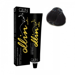 Фото Ollin Color - Перманентная крем-краска для волос 2/0 черный 60 мл