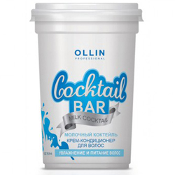 Фото Ollin Professional Cocktail Bar - Крем-кондиционер для волос, Молочный коктель, 500 мл