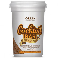 Фото Ollin Professional Cocktail Bar - Крем-кондиционер для волос, Шоколадный коктель, 500 мл