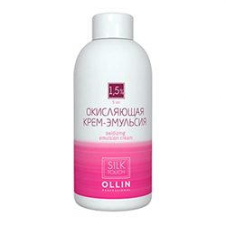 Фото Ollin Professional Silk Touch Oxidizing Emulsion Cream 1.5% 5 vol. - Окисляющая крем-эмульсия, 90 мл.