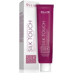 Фото Ollin Silk Touch - Безаммиачная краска для волос, 8-1 светло-русый пепельный, 60 мл