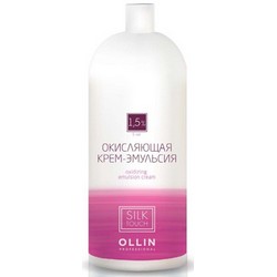 Фото Ollin silk touch Oxidizing Emulsion cream 1.5% 5vol. - Окисляющая крем-эмульсия, 1000 мл