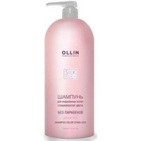 Ollin Silk Touch Shampoo For Colored Hair - Шампунь для окрашенных волос, Стабилизатор цвета, 1000 мл