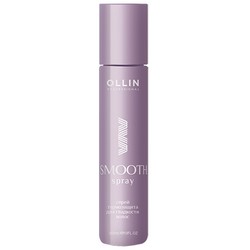 Фото Ollin Smooth Hair Thermal protection smoothing spray - Спрей термозащитный разглаживающий, 120 мл