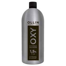 Фото Ollin Oxy Oxidizing Emulsion 1,5% 5vol. - Окисляющая эмульсия 1000 мл