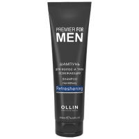Ollin Professional Premier for men - Шампунь для волос и тела освежающий 250 мл - фото 1
