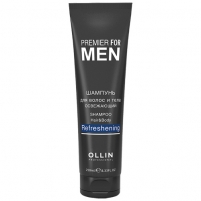 Фото Ollin Professional Premier for men - Шампунь для волос и тела освежающий 250 мл