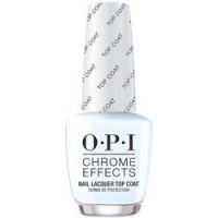 OPI Chrome Effects Nail Lacquer Top Coat - Топовое покрытие, 15 мл