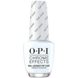 Фото OPI Chrome Effects Nail Lacquer Top Coat - Топовое покрытие, 15 мл