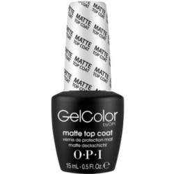 Фото OPI Gelcolor Matte Top Coat - Верхнее покрытие для создания матового эффекта, 15 мл.