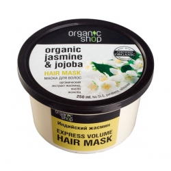 Фото Organic shop - Маска для волос индийский жасмин 250 мл