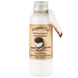 Фото Organic Tai Pure Extra Virgin Oil Coconut - Чистое базовое масло кокоса холодного отжима, 120 мл