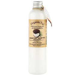 Фото Organic Tai Pure Extra Virgin Oil Coconut - Чистое базовое масло кокоса холодного отжима, 260 мл