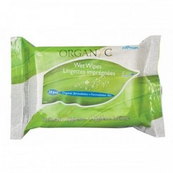 Фото Organyc - Женские влажные салфетки для интимной гигиены, 20 шт