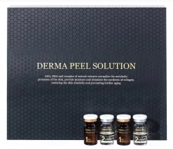 Фото Ellevon - Набор для кислотного пилинга Derma Peel Solution, 7 процедур, 14 х 5 мл