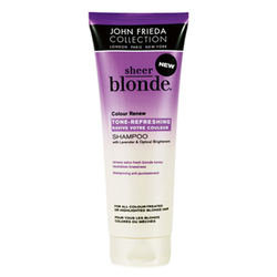 Фото John Frieda Sheer Blonde - Шампунь для восстановления и поддержания оттенка осветленных волос с UV фильтром 250 мл
