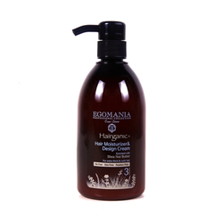 Фото Egomania Professional Hair Moisturizer&Design Cream - Увлажняющий, моделирующий крем с маслом ши для, вьющихся волос, 500 мл