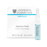 Janssen Cosmetics Ampoules Hyaluron Fluid - Ультраувлажняющая сыворотка с гиалуроновой кислотой 3 x 2 мл фруктовые ампулы с витамином c superfruit fluid 1956m 3 2 мл