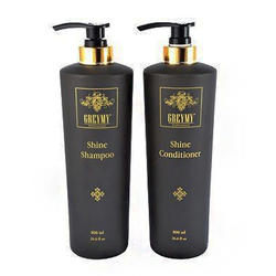Фото Greymy Shine Shampoo + Greymy Shine Conditioner - Набор Шампунь для блеска + Кондиционер для блеска 2*800 мл