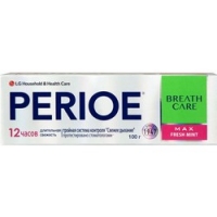 

Perioe Breath Care - Паста зубная с тройной системой контроля свежего дыхания, максимально свежая мята, 100 г