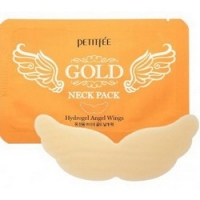Petitfee Gold Neck Pack - Патч гидрогелевый для области шеи, 10 г
