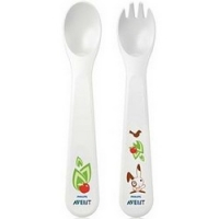 

Avent - Набор столовых приборов, ложка, вилка от 12 месяцев