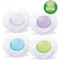 

Avent - Пустышка силиконовая, Классика от 0-6 месяцев, 2 шт.