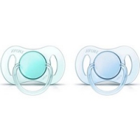 

Avent - Пустышка силиконовая мини для мальчика, 0-2 месяцев, 2 шт.