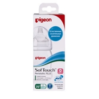 Pigeon SofTouch - Бутылочка для кормления перистальтик плюс, 240 мл