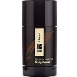Фото Premium His Story Tobacco Body Guard - Дезодорант-стик для мужчин, 75 мл