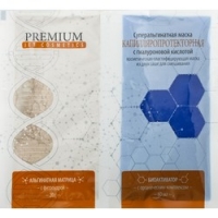 

Premium Jet Cosmetics - Маска суперальгинатная капилляропротекторная с гиалуроновой кислотой, 20 г и 60 мл